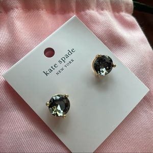 Kate Spade NY “Rise and Shine” Black Stud Earrings